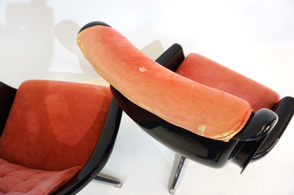 Space Age Dux Galaxy Lounge Chairs by Yngvar Sandström for Dux, 1970s, Set of 2-HUW-1745939