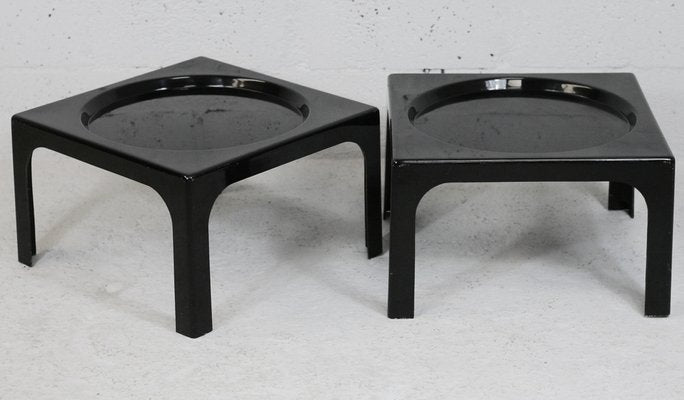 Space Age Fiberglass Coffee Tables, 1970s, Set of 2-MAO-1047978