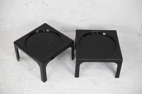 Space Age Fiberglass Coffee Tables, 1970s, Set of 2-MAO-1047978