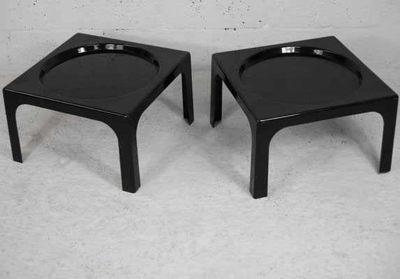 Space Age Fiberglass Coffee Tables, 1970s, Set of 2-MAO-1047978