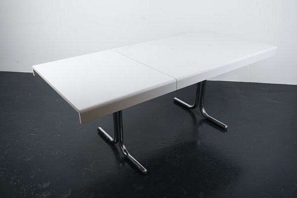 Space Age German Extending Dining Table or Desk, 1970s-CIP-1078788