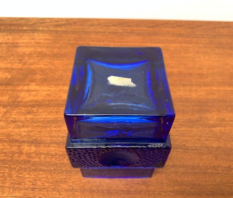 Space Age Glass Block Vase, 1960s-UAH-1337885