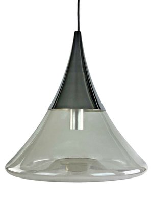 Space Age Glass Ceiling Lamp from Glassworks Limburg, 1960s-EJL-1359857