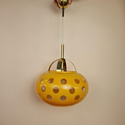 Space Age Glass Pendant Lamp, 1960s-ZPB-1817687