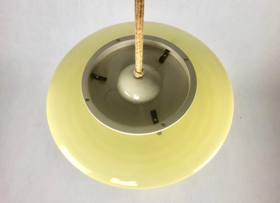 Space Age Glass Pendant Lamp from Meissen, 1950s-ZCY-1375839