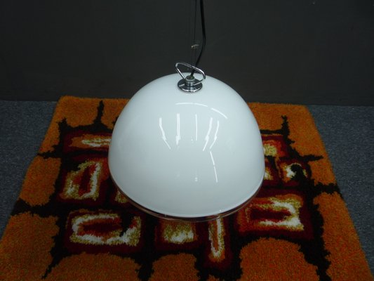 Space-Age Glass Pendant Lamp, Italy, 1970s-UG-2021217