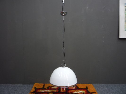 Space-Age Glass Pendant Lamp, Italy, 1970s-UG-2021217