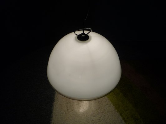 Space-Age Glass Pendant Lamp, Italy, 1970s-UG-2021217