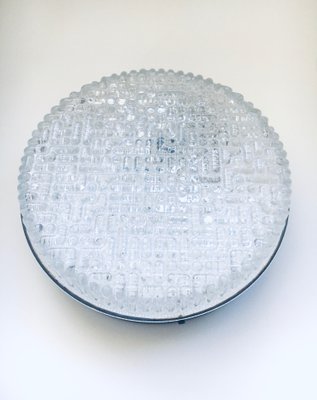 Space Age Glass Sconce Wall Lamp by Glashutte Limburg, 1960s-RQV-1388869