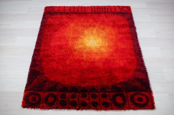 Space Age Handmade Wool Rug, Germany, 1970s-KQB-989715