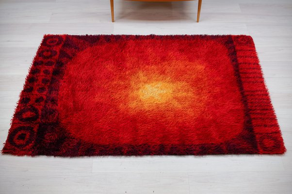 Space Age Handmade Wool Rug, Germany, 1970s-KQB-989715