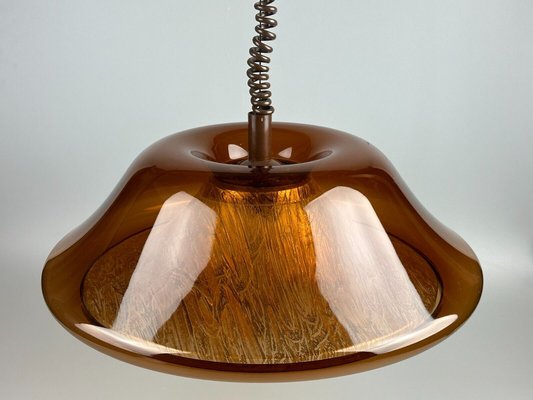 Space Age Hanging Lamp in Acrylic, Plastic & Metal, 1970s-EJL-1721646