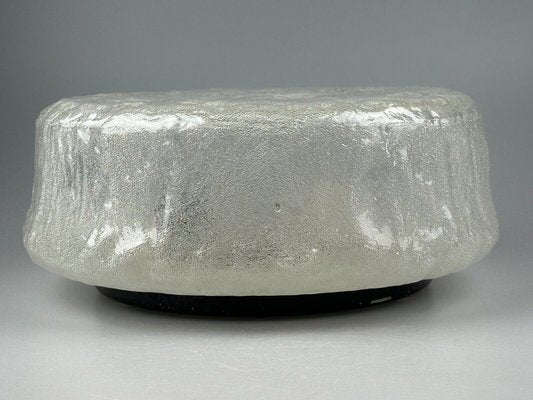 Space Age Ice Glass Flush Mount, 1960s-1970s-EJL-1821977