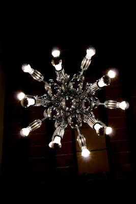 Space Age Italian 20-Light Sputnik Chandelier by Reggiani Goffredo, 1965-MTX-1449044