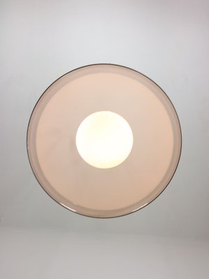 Space-Age Italian Brass, Opaline and Acrylic Glass Pendant Lamp-HGJ-1756929