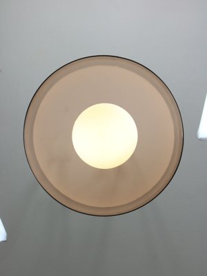 Space-Age Italian Brass, Opaline and Acrylic glass Pendant Lamp-HGJ-1757218