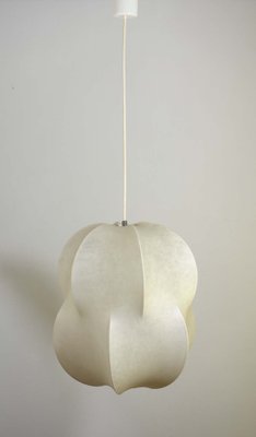 Space Age Italian Cocoon Ceiling Lamp, 1960s-KGD-2040541