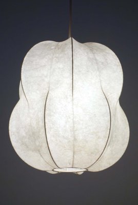 Space Age Italian Cocoon Ceiling Lamp, 1960s-KGD-2040541