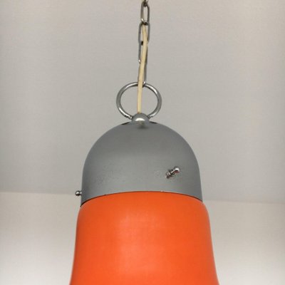 Space Age Italian Glass Hanging Lamp, 1970s-BGP-892978