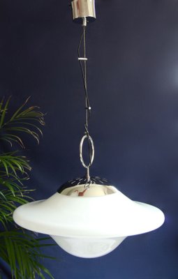 Space Age Italian Murano Glass Goccia Ceiling Lamp, 1960s-HUY-689267