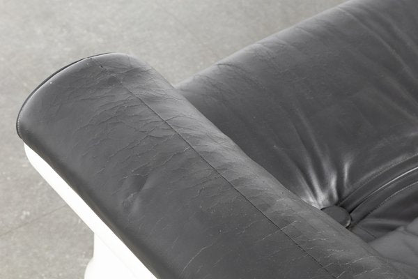 Space Age Leather Sofa by Angelo Mangiarotti-LMR-1378552