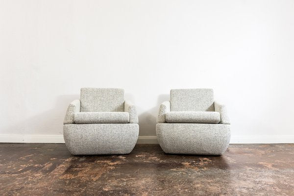 Space Age Lounge Chairs from Lubuskie Furniture Factory, Poland, 1970s, Set of 2-IXL-1822735