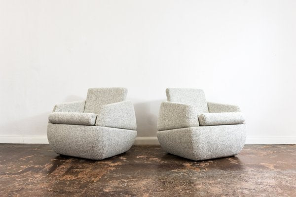 Space Age Lounge Chairs from Lubuskie Furniture Factory, Poland, 1970s, Set of 2-IXL-1822735