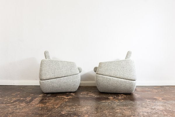 Space Age Lounge Chairs from Lubuskie Furniture Factory, Poland, 1970s, Set of 2-IXL-1822735