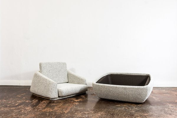 Space Age Lounge Chairs from Lubuskie Furniture Factory, Poland, 1970s, Set of 2-IXL-1822735