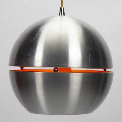 Space Age Metal Slit Globe Pendant Lamp-XMR-983547