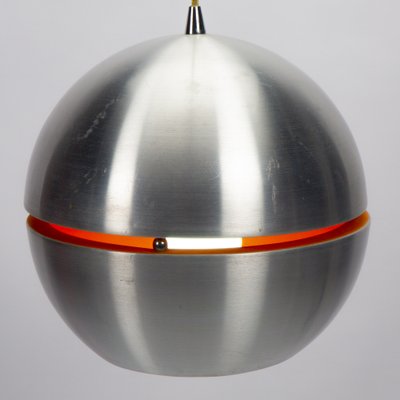 Space Age Metal Slit Globe Pendant Lamp-XMR-983547