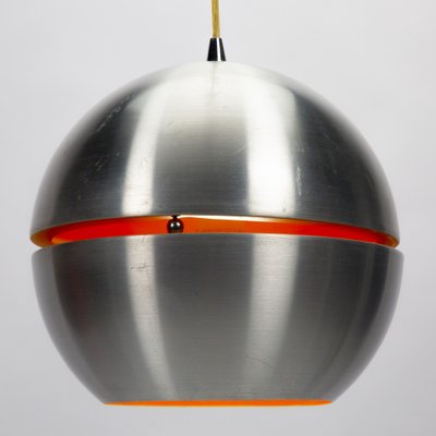 Space Age Metal Slit Globe Pendant Lamp-XMR-983547