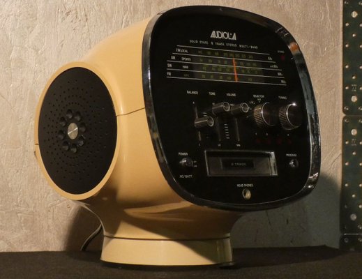 Space Age Model TCM 5500 Solid State 8 Track Stereo Multiband Radio from Audiola Sakura, 1970s-ERB-774230