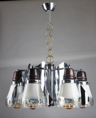 Space Age Murano Glass Chandelier from Mazzega, 1960s-1970s-RAQ-1360588