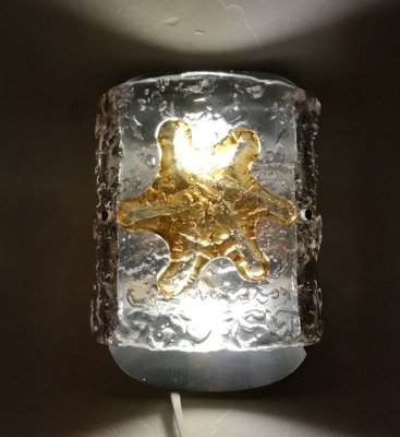 Space Age Murano Glass Wall Light, 1970s-RGF-767363