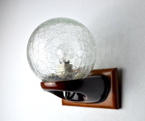 Space Age Murano Glass Wall Light, Italy, 1980-EJE-1174561