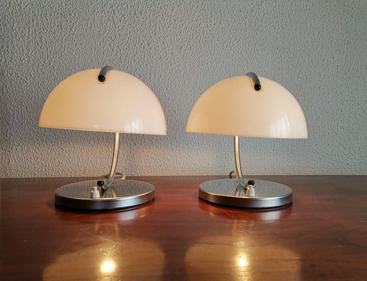 Space Age Mushroom Table Lamp by Luigi Massoni for Guzzini, Set of 2-NKJ-1295544