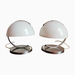 Space Age Mushroom Table Lamp by Luigi Massoni for Guzzini, Set of 2-NKJ-1295544