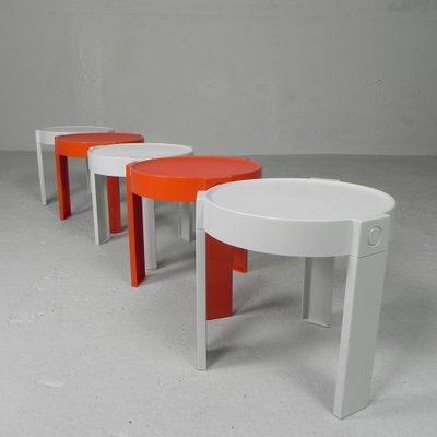 Space Age Nesting Tables, the Netherlands, 1970s, Set of 5-TL-1820589