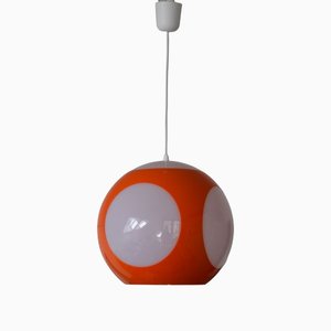 Space Age Orange Ufo Ceiling Lamp attributed to Luigi Colani-VA-1216002