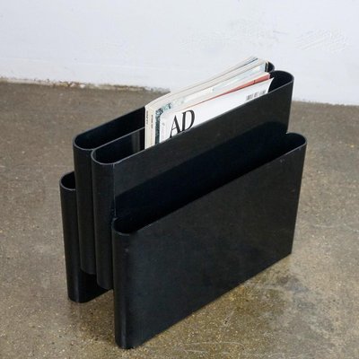 Space Age Plastic Magazine Rack by Giotto Stoppino for Kartell, 1970s-MH-2031754