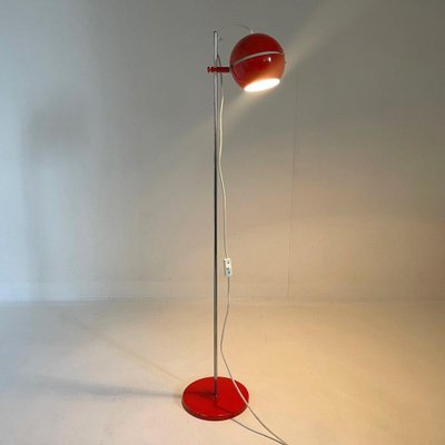 Space Age Red Floor Lamp, Germany, 1960s-TZ-1398631