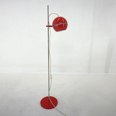 Space Age Red Floor Lamp, Germany, 1960s-TZ-1398631