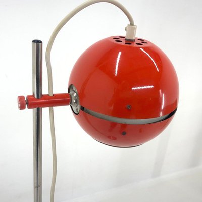 Space Age Red Floor Lamp, Germany, 1960s-TZ-1398631