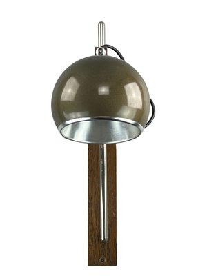 Space Age Sconce in Teak & Metal from Temde-EJL-1431919