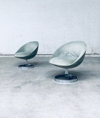 Space Age Sphere Pod Lounge Chairs, France, 1960s, Set of 2-RQV-1761666