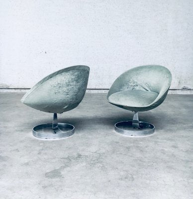 Space Age Sphere Pod Lounge Chairs, France, 1960s, Set of 2-RQV-1761666