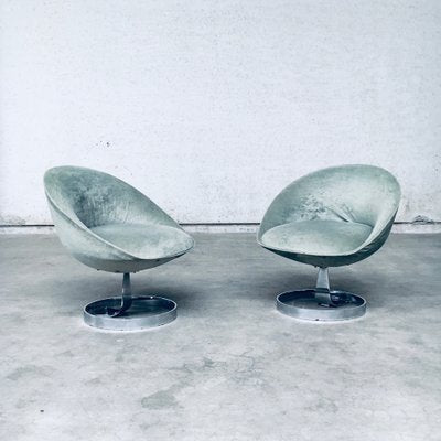 Space Age Sphere Pod Lounge Chairs, France, 1960s, Set of 2-RQV-1761666