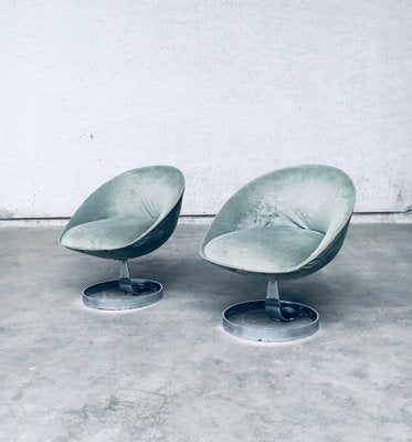 Space Age Sphere Pod Lounge Chairs, France, 1960s, Set of 2-RQV-1761666