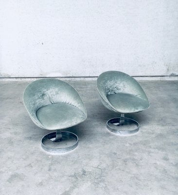 Space Age Sphere Pod Lounge Chairs, France, 1960s, Set of 2-RQV-1761666